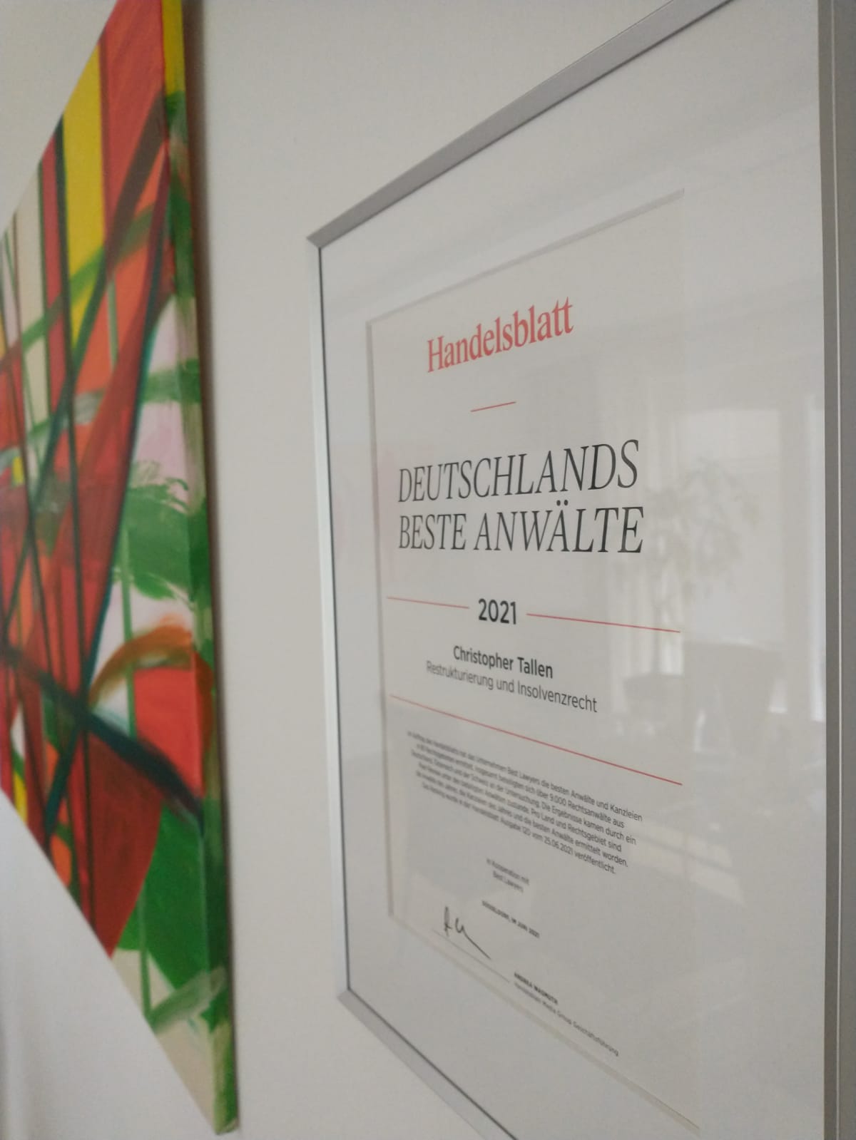 Handelsblatt Beste Anwälte 2021